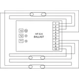 Statecznik transformator elektroniczny HF-S 3/418 TL-D II 220-240V PHILIPS
