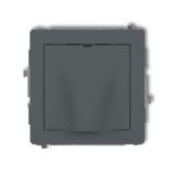 DECO Mechanizm wypustu kablowego grafitowy mat