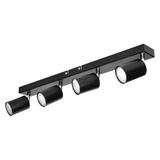 DOA SP 4 oprawa ścienno-sufitowa GU10 max. 4x50W IP20 czarna AD-OP-6248BGU10 ORNO