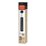 BARBRA PLR GU10 oprawa wisząca max 35W, IP20, okrągły, czarny, aluminium AD-OP-6189BGU10 ORNO