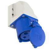 GNIAZDO STAŁE 32A 230V 2P+Z  mała obudowa IP44