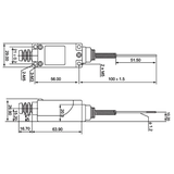 ŁĄCZNIK KRAŃCOWY (METAL / TWORZYWO) DZWIGNIA SPRĘŻYNOWA
