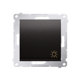 Simon 54 Przycisk „światło” 16A z. śrub. antracyt