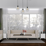 Milagro lampa wisząca Sofia Clear 3xE27 czarna MLP6579