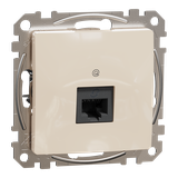 Sedna Design & Elements, gniazdo komputerowe RJ45 kat.6 UTP, beżowy