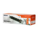 Gniazdo meblowe O6cm wysuwane z blatu z blokadą i przewodem 1,8m 3x2P+Z (Schuko) OR-AE-1347(GS) ORNO