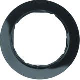 R.classic Ramka pojedyncza czarna połysk Berker 10112045 WLD9100BG HAGER