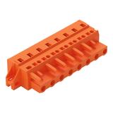 MCS-MIDI Classic gniazdo 8-bieg. pomarańczowe raster 7,62 mm /25szt./ WAGO