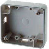 Puszka natynkowa 1-krotna płaska; śnieżnobiały połysk; Integro Classic 9115229 HAGER