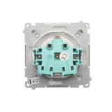 Simon Basic Gniazdo wtyczkowe Schuko do wersji IP44 16A 250Vzaciski śrubowe biały BMGSZ1B.01/11 BMGSz1B.01/11 KONTAKT