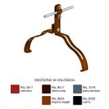 AN-15M/LA/-N Uchwyt gąsior.prof. Z-śruba WZÓR 11 H=10 cm /LA/