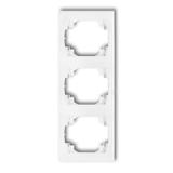 LOGO Ramka pionowa potrójna biała