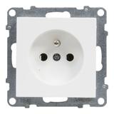 SUNO - Gniazdo 2P+Z - 16 A - 250 V~ - zaciski śrubowe, Biały, Legrand