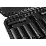 Nasadki udarowe 1/2", 10-24 mm, zestaw 10 szt., CrMo