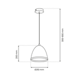 Milagro lampa wisząca Studio White E27 MLP8849