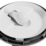 NYMPHEA OMNI BLACK SENSE E27 230V IP65 IK08 FI300X90MM CZARNY OKRĄGŁA CZUJNIK RUCHU