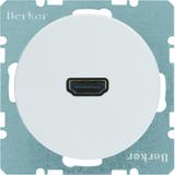 BERKER R.1/R.3 Gniazdo HDMI z przyłączem 90st biały 3315432089 HAGER