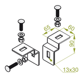 NKH Nakładka kątowa dwuteownika
