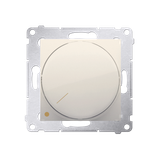 Simon 54 Ściemniacz obrotowy dwubiegunowy do LED ściemnialnych 230V 5-215W kremowy *Wymagana instala