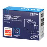 Przekładnik prądowy jednofazowy z rejestracją pomiaru, max. 250V/63A, Tuya Smart Wi-Fi