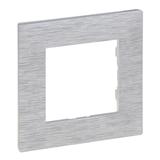 Niloe Step Ramka Pojedyncza 1X Kolor Aluminium Szczotkowane 863891 LEGRAND