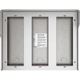 Obudowa natynkowa z daszkiem do paneli Sfera - 9 modułów - Aluminium, Bticino
