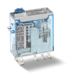 Miniaturowy przekaźnik przemysłowy 1 P; 16A; 120V AC; przycisk test. + LED + mech. wskaźnik zadziała