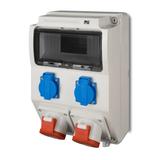 ROZDZIELNICA RS 9 MOD 2X 2P+Z  2X 3P+N+Z 16A