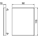 GS-E90110RW, Końcówka 90X110 CZ.B.