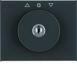 K.1 Płytka czołowa z kluczykiem do łącznika żaluzjowego obr. antracyt mat lakier