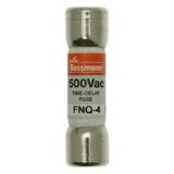 BUSS MIDGET FUSE 4A 600VAC zwłoczna 10,3 x 38,1mm FNQ-4 EATON