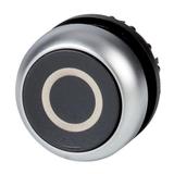 M22-DR-S-X0 Przycisk czarny /O/ bez samopowrotu płaski 216632 EATON