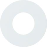 R.1/R.3 Płytka czołowa do łącznika i sygnalizatora świetlnego E10 biały Berker 11242089 WLF1054WG HAGER
