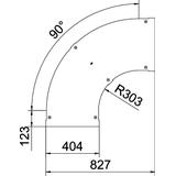 LBD 90 400 R3 FT Pokrywa łuku 90°