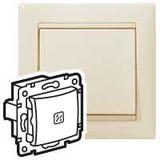 VALENA ŁĄCZNIK SCHODOWY ZE WSKAŹNIKIEM PRZEPŁYWU PRĄDU KREM 10AX-250~, Legrand