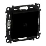 VALENA LIFE - PRZYCISK PRZEŁĄCZY NO/NC PODŚWIETLANY CZARNY