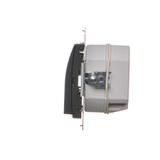 Simon 54 Oprawa oświetleniowa LED 230 V AC 1.1 W białe ciepłe 3100 K czarny DOS.01/49 KONTAKT