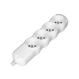 Rozgałęźnik wielogniazdowy 4x2P+Z biały OR-AE-13264/W ORNO