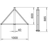 isFang 3B-100, Trójnóg