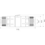 SZPNL 295 złączka kablowa mufa 5x1,5mm2 OPATÓWEK