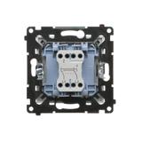 Simon 55 Łącznik krzyżowy bez piktogramu szybkozłączka Aluminium mat TW7.01/X/143 KONTAKT