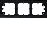 lumina intense Adapter natynkowy potrójna czarny WL5833 HAGER