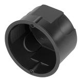 Puszka podtynkowa 60 mm płytka, czarna