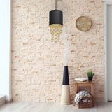 lampa wisząca Almeria E27 czarno/złota MLP6439 Milagro