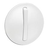 CELIANE - Klawisz Slim Przycisku Jednobiegunowego NO – 6 A Z Pierścieniem Podświetlanym LED Biały, L