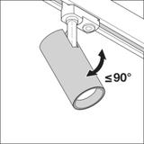 Szynowa oprawa TRACKLIGHT SPOT D95 55W 4000K 90RA NFL WT