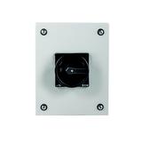 P3-63/SE3/SVB-SW Rozłącznik 63A 3P w obudowie ze stali nierdzewnej rączka czarna z blok. 197365 EATO