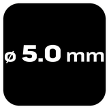Wiertło do metalu HSS-TiN, 5.0 mm