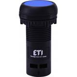 ECF-01-B - Przycisk kompaktowy z guzikiem krytym, 1NC, Niebieski