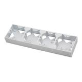 ARIA Puszka instalacyjna poczwórna - kolor biały